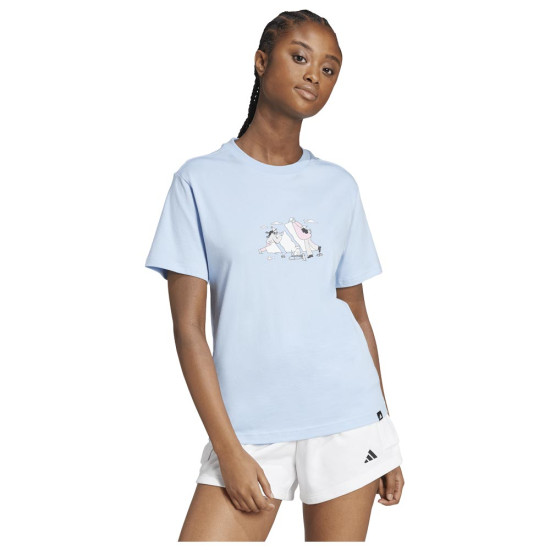 Adidas Γυναικεία κοντομάνικη μπλούζα Doodle Graphic Tee